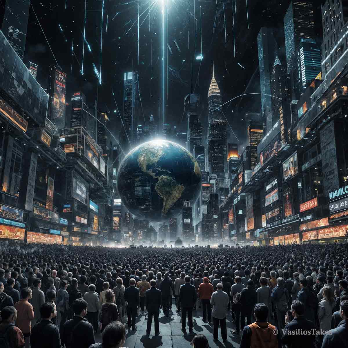 Έκλειψη Σελήνης στην Παρθένο στον νυχτερινό ουρανό