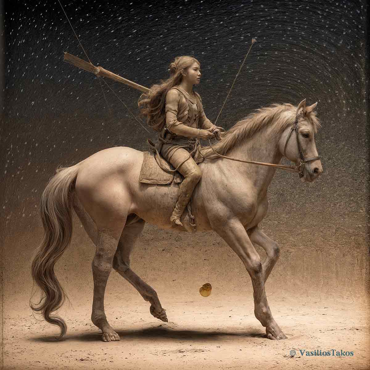 αστρολογική έμπνευση από τη Σελήνη στον Τοξότη αστρολογική απεικόνιση για τη Σελήνη στον Τοξότη