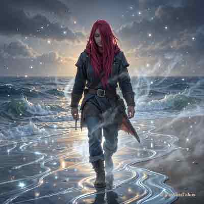 Σελήνη στους Ιχθύς σε ονειρικό νυχτερινό ουρανό